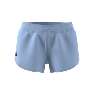 Front view of Women's adidas Club shorts in the color Blue Dawn.