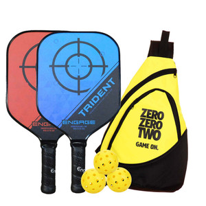 Engage Trident Bundle w/Bag- includes two paddles, 3 outdoor balls and bag.