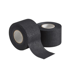Mueller athletic tape provides compression and support, 1.5" x 10 yds, black