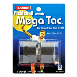 Tourna MegaTac, available in black, blue or white - package of two grip wraps
