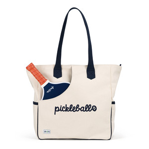 Front view of Ame & Lulu Pickleball Baseline Tote.