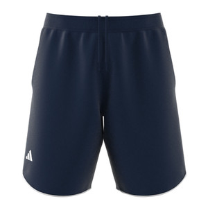 Front view of the 7" adidas club shorts for men, in the color Collegiate Navy.