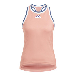 Front view of the Women's adidas Clubhouse Tank Top Wonder Clay.