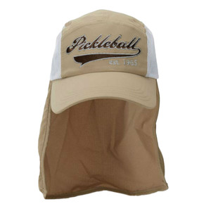 Heritage Shade Cap with embroidered pickleball logo, available in two sizes.