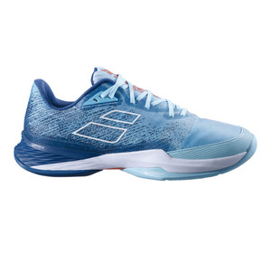 Babolat Jet Mach 3 Wide shown in Angel Blue. Available in sizes 6.5 to 14.
