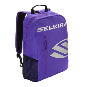 Front view of the Selkirk Core Series Day Pickleball Backpack in the color Purple.