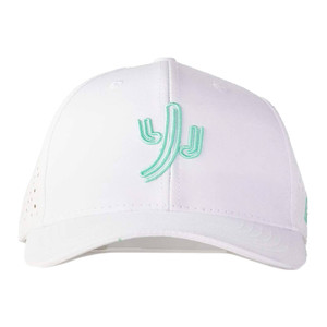 d.hudson Dancin' Cactus Hat shown in color White/Spearmint/Mocha