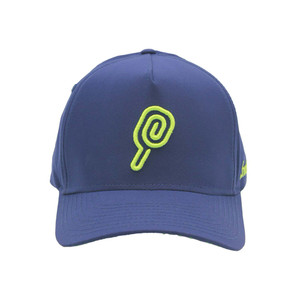 Front view of the Men's d.hudson Swirlin' P Hat in the color Navy.