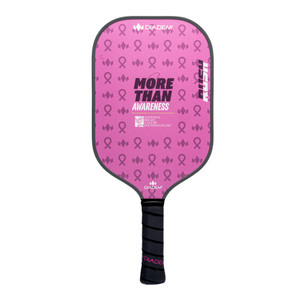 Front view of the Diadem Rush Pickleball Paddle. Shown in Play for Pink.