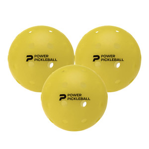 Diadem Power Pickleball 3 pack with a seamless hard plastic construction