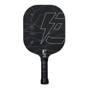 Front view of the Electrum Pro Stealth Series Edgeless Carbon Fiber Pickleball Paddle