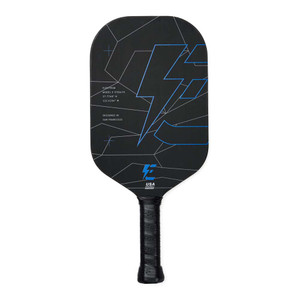 Front view of the Electrum Model E Stealth Series Edgeless Carbon Fiber Pickleball Paddle