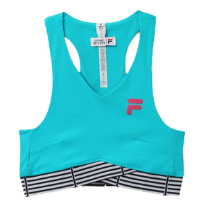 FILA Women's Baye Crop Top in Ceramic available in sizes XS-XL