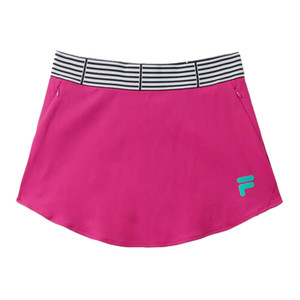 FILA Skort in color Beetroot with striped elastic waistband