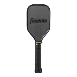 Franklin Sweet Spot Pickleball Trainer featuring a 7.7" by 5.1" T700 Carbon Fiber hitting surface, and 7.3" extended handle.