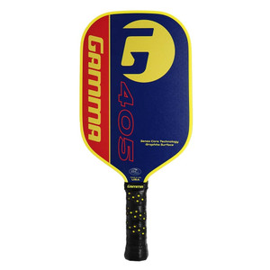 Red, Yellow and Blue Gamma 405 Pickleball Paddle
