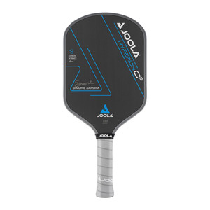 Front facing view of the JOOLA Simone Jardim Hyperion C2 16mm Carbon Fiber Pickleball Paddle