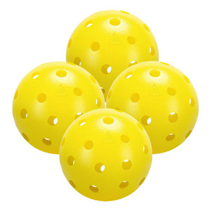 JOOLA Heleus Pickleball 4 pack, in high-visibility yellow.