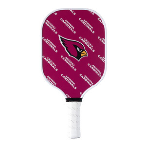 View of the Arizona Cardinals pickleball paddle by Parrot Paddles