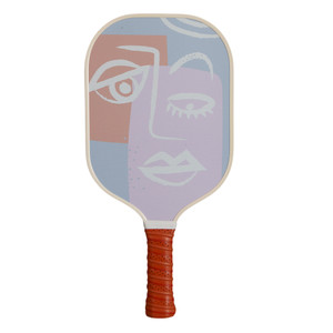 Front view of the Pickleball Central drop. Cubist carbon fiber pickleball paddle.