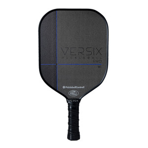 VERSIX Pro 6C Carbon Control Pickleball Paddle 10.6" by 8.2" carbon paddle face, 15mm polypropylene core and 5" handle.