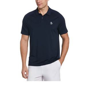 Original Penguin Performance Polo shown in Black Iris. Available in sizes S-XXL.