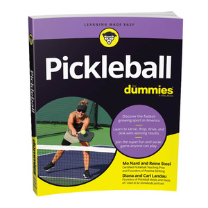 Front Cover of the Pickleball for Dummies Book