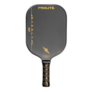 Front view of the PROLITE Stealth GS1 Pickleball Paddle shown in the Orange color option