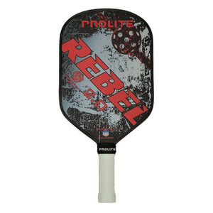 Rebel PowerSpin 2.0 Composite Pickleball Paddle with SpinTac face material, choose from three color combinations.