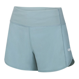 AvaLee by Selkirk Petal-Cut Shorts featuring a four inch inseam and midrise fit. Available in color Dragonfly Blue. Sizes XS-XL