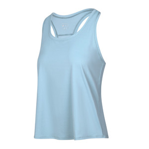 Front of the AvaLee Racerback Tank by Selkirk in color Glacier Blue. Featuring racerback straps and available in sizes XS-2XL
