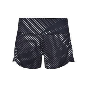 Front view of the Women's Selkirk Pro Line High Waist 5" Short in the color Black.