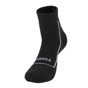 Thorlo Unisex Pickleball Light Cushion Ankle Sock in Black