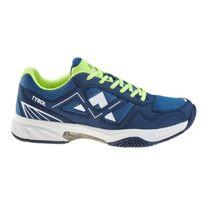 Tyrol Volley V Pickleball Shoe for men shown in color Navy/Green. Available in sizes 7 - 12, 13, 14