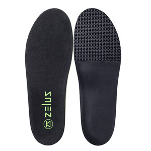 Olympus PRO Arch Support insoles by Zelus, with SmartCells cushioning and suede top cover, available in sizes 6 to 14.